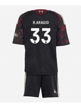 Otroški Nogometna dresi replika Liverpool Ronald Araujo #33 Tretji 2026-27 Kratek rokav (+ hlače)